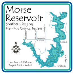 Morse Reservoir Depth Chart