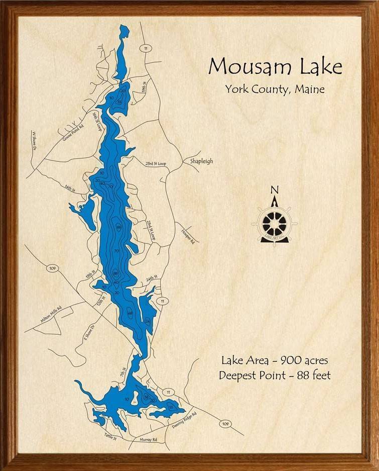 Lake Charts Maine