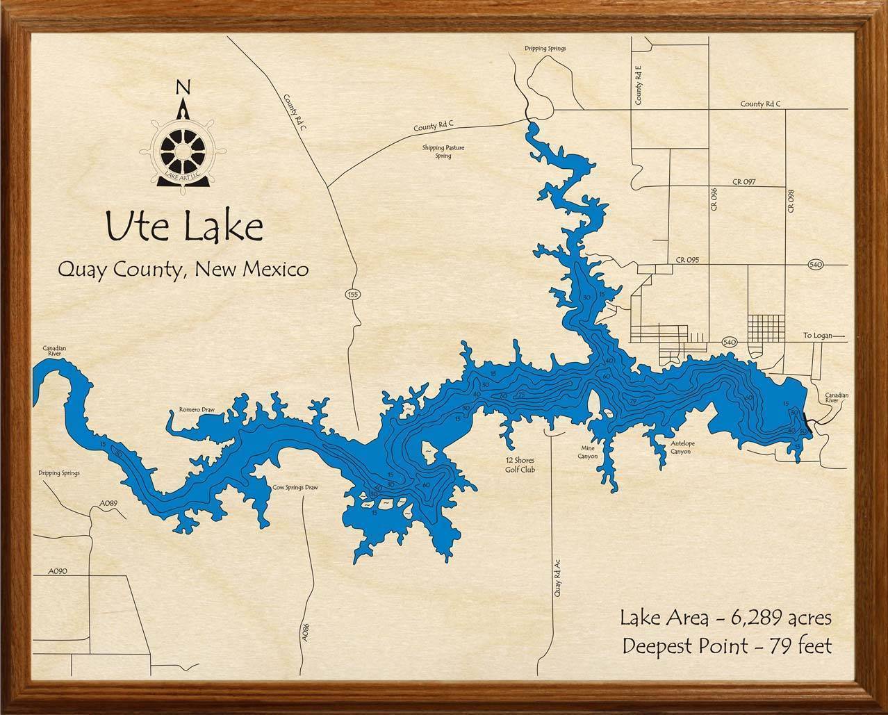 Wood Chart Lake Maps