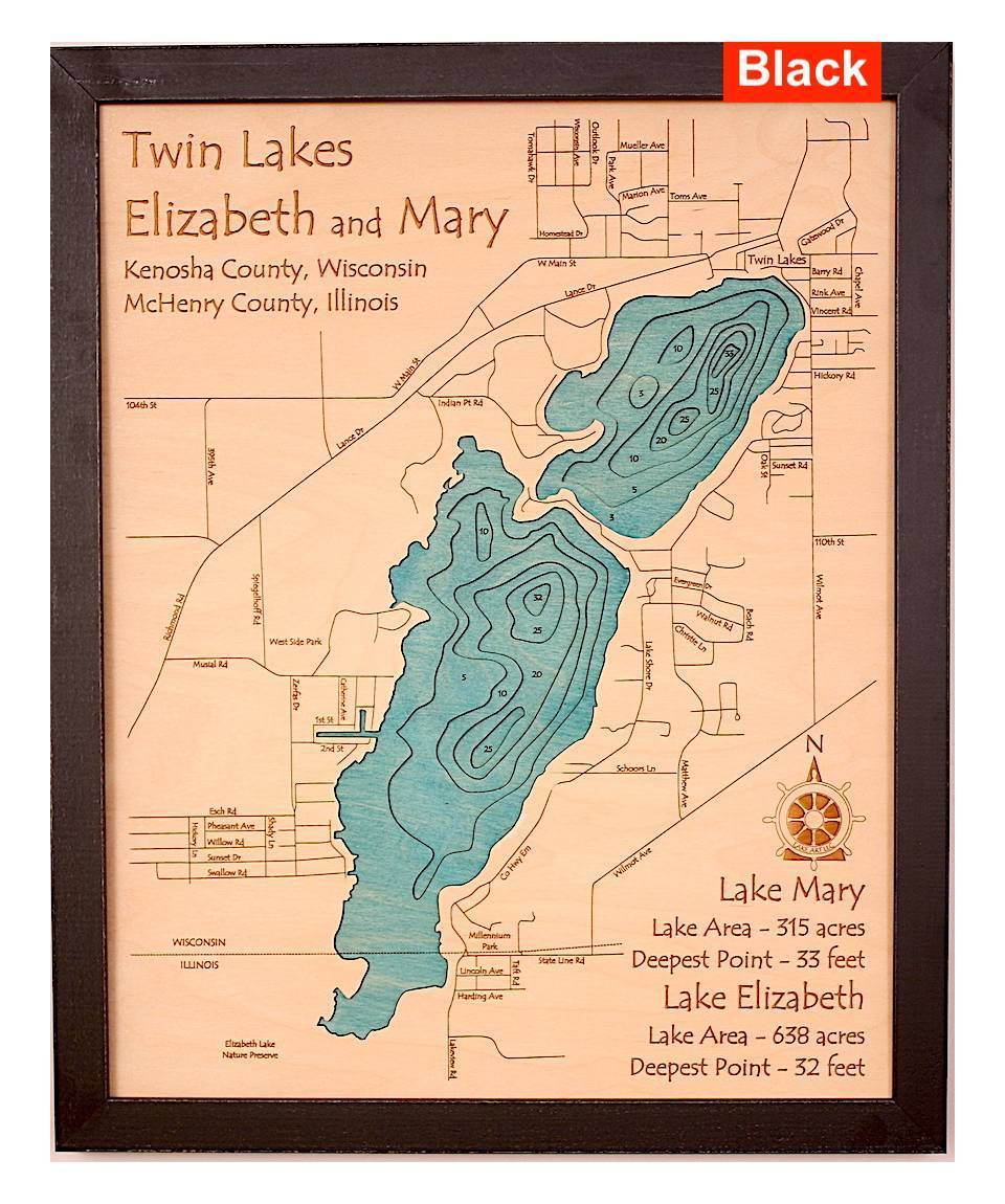 Lake Michigan Custom Laser Engraved Lake Map with Epoxy Custom Lake Maps Wooden Lake Maps with Frame